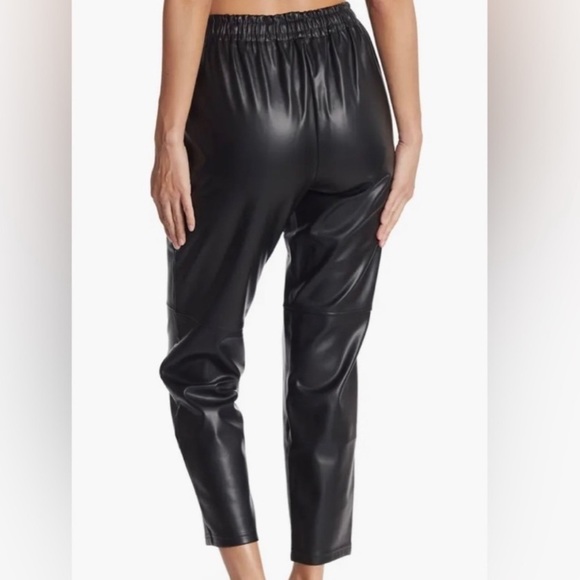 Laundry By Shelli Segal Faux Leather Drawstring  Pants​​​ - Picture 2 of 13